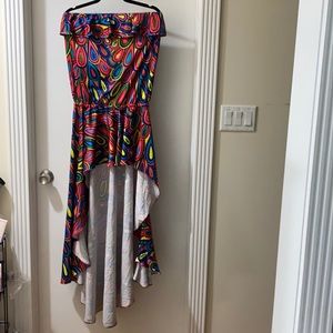 Rachel Lym Swimwear hi-low dress medium